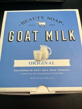 Shower Mate Goat Milk Original Beauty Soap - 12 bars